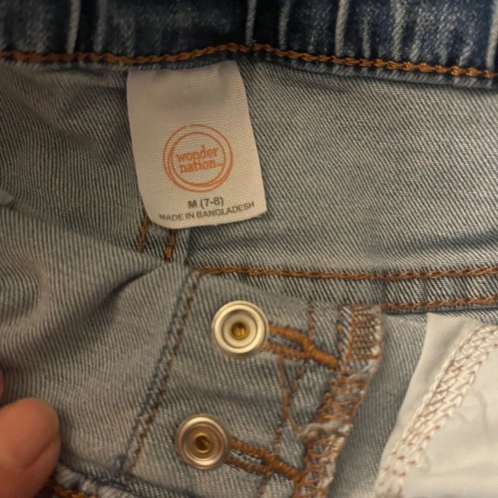Girls Wonder Years‎ Denim Shorts 2 Pair  Size 7/8